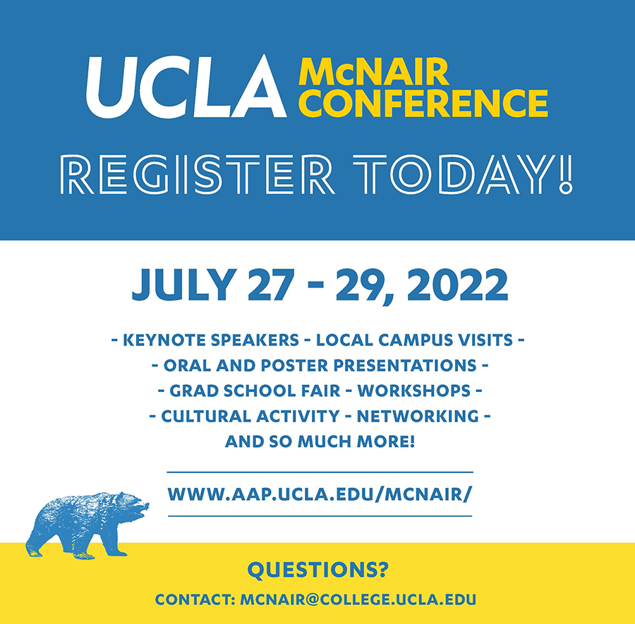 UCLA McNair Conference: July 27-29, 2002 - Register Today!